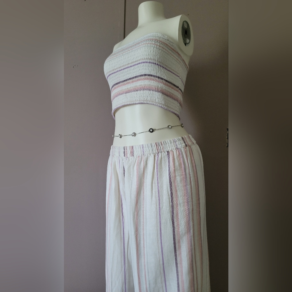 American Eagle Outfitters Tube Top Pant Set